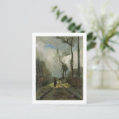 Carte Postale Lane en automne, Vincent van Gogh (Debout devant)
