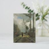 Carte Postale Lane en Automne, Vincent van Gogh Art (Debout devant)