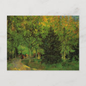 Carte Postale Lane in Public Garden, Arles par Vincent van Gogh (Devant)