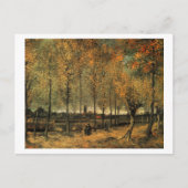 Carte Postale Lane with Poplars, Vincent van Gogh (Devant)