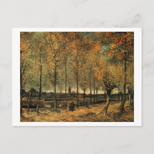 Carte Postale Lane with Poplars, Vincent van Gogh (Devant)