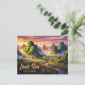 Carte Postale Lang Son Viêt Nam (Debout devant)
