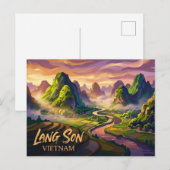 Carte Postale Lang Son Viêt Nam (Devant / Derrière)