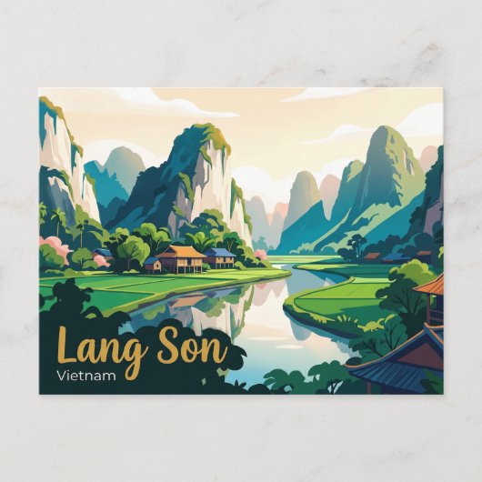Carte Postale Lang Son Vietnam (Devant)