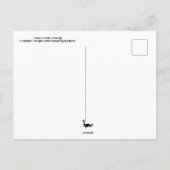 Carte Postale Langage des Fleurs Rose Rose (Dos)