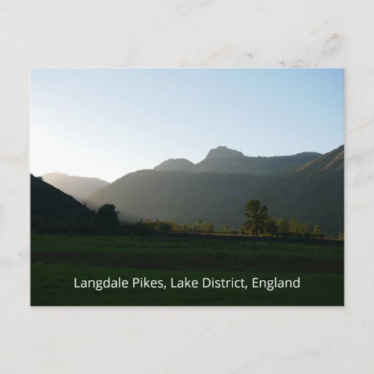 Carte postale Langdale Pikes (Devant)