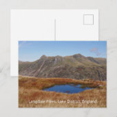 Carte postale Langdale Pikes (Devant / Derrière)