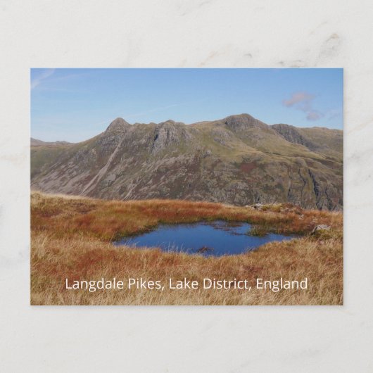Carte postale Langdale Pikes (Devant)