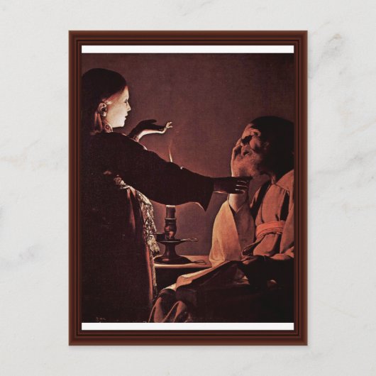 Carte Postale L'ange apparaît à St Joseph dans un rêve (Devant)