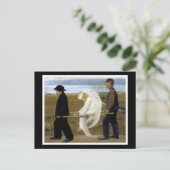 Carte Postale L'ange blessé (Debout devant)