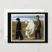 Carte Postale L'ange blessé (Devant / Derrière)