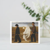 Carte Postale L'ange blessé, Simberg (Debout devant)