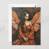 Carte Postale L'Ange-Dame (Devant / Derrière)