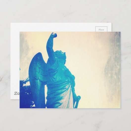 Carte Postale L'ange dans une tempête (Devant / Derrière)