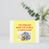 Carte Postale l'anglais (Debout devant)