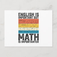L'Anglais Est Important, Mais Les Maths Sont Impor