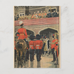 Carte Postale L'Angleterre, proclamation du nouveau Roi George V