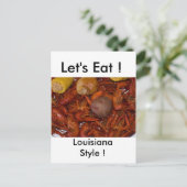 Carte Postale langouste cuite (Debout devant)