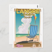 Carte Postale Langre, Cantabrie Espagne (Devant / Derrière)