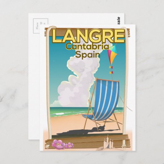 Carte Postale Langre, Cantabrie Espagne (Devant / Derrière)