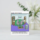 Carte Postale Langue (Debout devant)