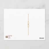 Carte Postale Langue victorienne des fleurs (Dos)