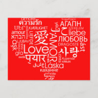 Langues de coeur de l'amour