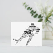 Carte Postale Langues de hockey sur glace (Debout devant)