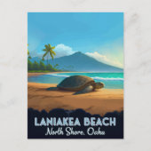Carte Postale Laniakea Beach Haleiwa Oahu Hawaii Turtle (Devant)