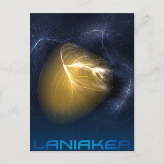 Carte Postale Laniakea - Notre supercluster local (Devant)