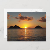 Carte Postale Lanikai Beach Sunrise (Devant / Derrière)