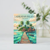 Carte Postale Lankayan Island Malaisie (Debout devant)