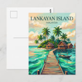 Carte Postale Lankayan Island Malaisie (Devant / Derrière)