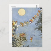 Carte Postale « L'anniversaire de la fée » par Heath Robinson (Devant / Derrière)