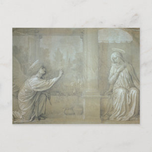 Carte Postale L'annonce, bande dessinée préparatoire pour le