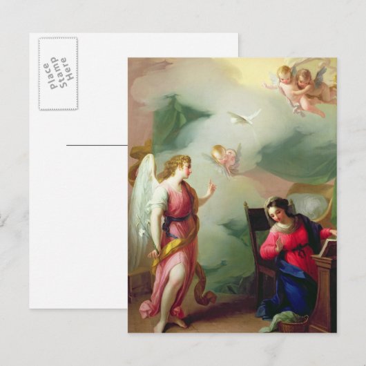 Carte Postale L'Annonciation (Devant / Derrière)