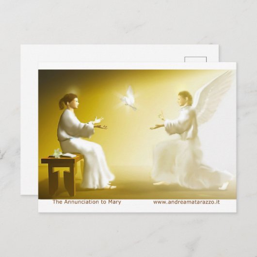 Carte Postale L'Annonciation (Devant / Derrière)