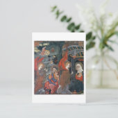 Carte Postale L'Annonciation avec les bergers à faire du fromage (Debout devant)