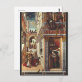 Carte Postale L'Annonciation, avec Saint Emidius (Devant / Derrière)