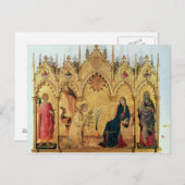 Carte Postale L'Annonciation avec St. Margaret et St. (Devant / Derrière)