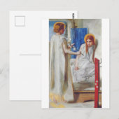 Carte Postale L'Annonciation de Dante Gabriel Rossetti (Devant / Derrière)