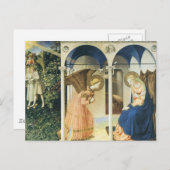 Carte Postale L'Annonciation de Fra Angelico (Devant / Derrière)