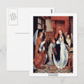 Carte Postale L'Annonciation De Meming Hans (Devant / Derrière)