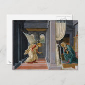 Carte Postale L'Annonciation de Sandro Botticelli (Devant / Derrière)