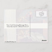 Carte Postale L'Annonciation De Sandro Botticelli (Dos)