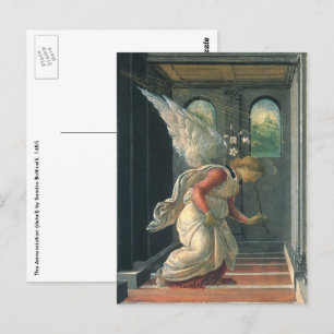 Carte Postale L'Annonciation (détail de l'ange) de Sandro Bottic