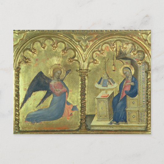 Carte Postale L'Annonciation, détail d'un polytyque dépeignant (Devant)