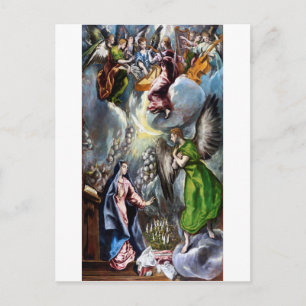 Carte Postale L'Annonciation, El Greco