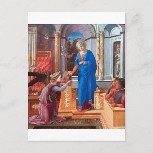 Carte Postale L'Annonciation, Filippo Lippi, 1440 (Devant)