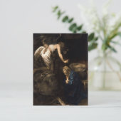 Carte Postale L'Annonciation par Caravage (Debout devant)